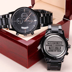 Groomsman Promoted From Wingman to Groomsman – Men's Watch